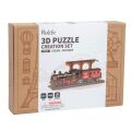 RoboTime 3D Wooden Jigsaw Vintage Steam Locomotive