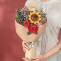 RoboTime 3D wooden jigsaw puzzle Bouquet