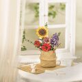 RoboTime 3D wooden jigsaw puzzle Bouquet