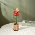 RoboTime Red Rose 3D Wooden Jigsaw Puzzle