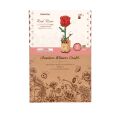 RoboTime Red Rose 3D Wooden Jigsaw Puzzle