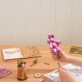 RoboTime 3D wooden puzzle Purple Orchid