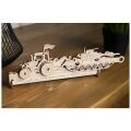 Ugears 3D wooden mechanical puzzle Brave UA Tractor