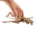 Ugears 3D Wooden Mechanical Puzzle Combat Drone Bayraktar TB2