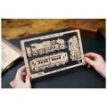 Ugears 2,5D Wooden Mechanical Puzzle Steam Express