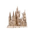 Ugears 3D Wooden Mechanical Puzzle Hogwarts Castle, Harry Potter