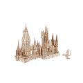 Ugears 3D Wooden Mechanical Puzzle Hogwarts Castle, Harry Potter