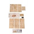 Ugears 3D Wooden Mechanical Puzzle Hogwarts Castle, Harry Potter