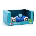 Vilac Racing car GM blue with white wheels
