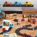 Vilac Wooden car Old Sport Compet yellow