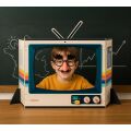 Vilac Wooden theater Retro television