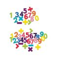Vilac Wooden magnetic numerals 58 pcs