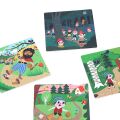 Vilac Wooden Puzzle About Thumbelina 4 in 1