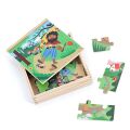 Vilac Wooden Puzzle About Thumbelina 4 in 1