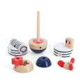 Vilac Wooden Stacking Tower with Surprise Submarine