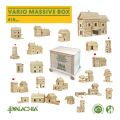 Walachia Wooden Construction Set Vario Massive Box 418 pieces