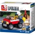 Sluban Firefighters M38-B0621 Jeep
