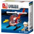 Sluban Firefighters M38-B0622D Helicopter