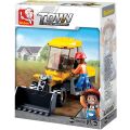 Sluban Town Builders M38-B0377B Small Wheel Loader Excavator
