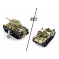 Sluban Army M38-B0711 Medium Italian Tank 2in1