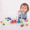 Bigjigs Baby Putting on coloured flowers