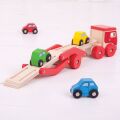 Bigjigs Toys Wooden truck with cars