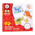 Bigjigs Toys Puzzle 3in1 Sea Animals
