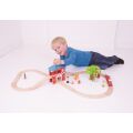 Bigjigs Rail Wooden train track fire station
