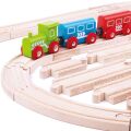 Bigjigs Rail Wooden Track Set 24 Pieces