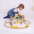 Bigjigs Rail Wooden Safari Train Track