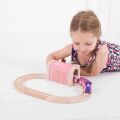 Bigjigs Rail Pink Rail Tunnel
