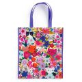 Mudpuppy Reusable Shopping Bag Cats in Flowers