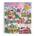 Galison Foil puzzle Joy Laforme Snowy Village 1000 pieces