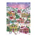 Galison Foil puzzle Joy Laforme Snowy Village 1000 pieces