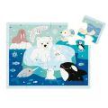 Mudpuppy Puzzle in a bag Ice friends 12 pieces