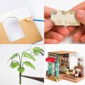 RoboTime 3D wooden jigsaw puzzle Miniature house Cafe