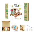 RoboTime 3D wooden jigsaw puzzle Miniature house Cafe