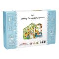RoboTime 3D wooden jigsaw puzzle Miniature house Blooming spring