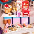 RoboTime 3D wooden jigsaw puzzle Miniature House Party in the dining room