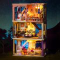 RoboTime 3D wooden jigsaw puzzle Miniature House Party in the dining room