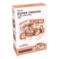 RoboTime 3D wooden jigsaw puzzle Miniature House Tasty Confectionery