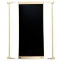Jeujura Wooden three-leaf double-sided board 82x56 cm with accessories
