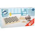 small foot Traditional games in wooden box