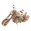 RoboTime 3D wooden mechanical puzzle Motorbike Cruiser