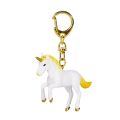 Mojo Keychain Unicorn in jump yellow