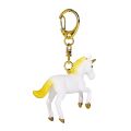 Mojo Keychain Unicorn in jump yellow
