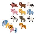Vilac Wooden magnets Funny animals