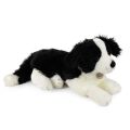 Rappa Plush dog border collie lying 45 cm ECO-FRIENDLY