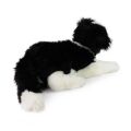 Rappa Plush dog border collie lying 45 cm ECO-FRIENDLY