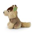 Rappa Plush wolf sitting 16 cm ECO-FRIENDLY